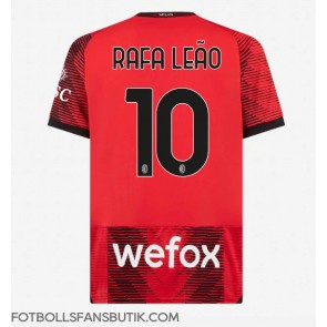 AC Milan Rafael Leao #10 Replika Hemmatröja 2023-24 Kortärmad